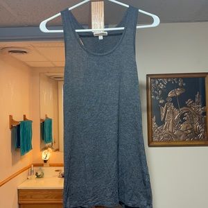 Gray Racerback Tank Top